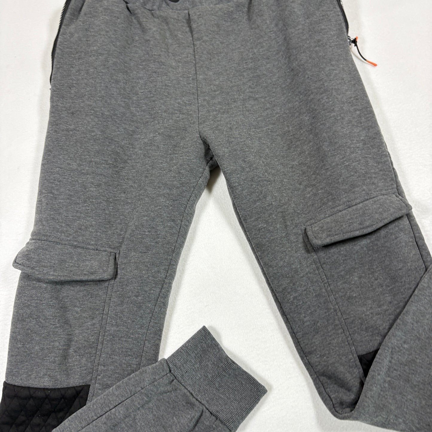 XS Jogger mens sweatpants size XL gray fleece cargo joggers streetwear grunge