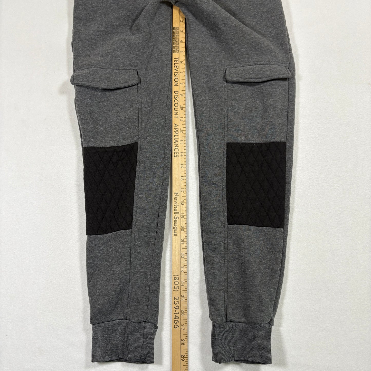XS Jogger mens sweatpants size XL gray fleece cargo joggers streetwear grunge