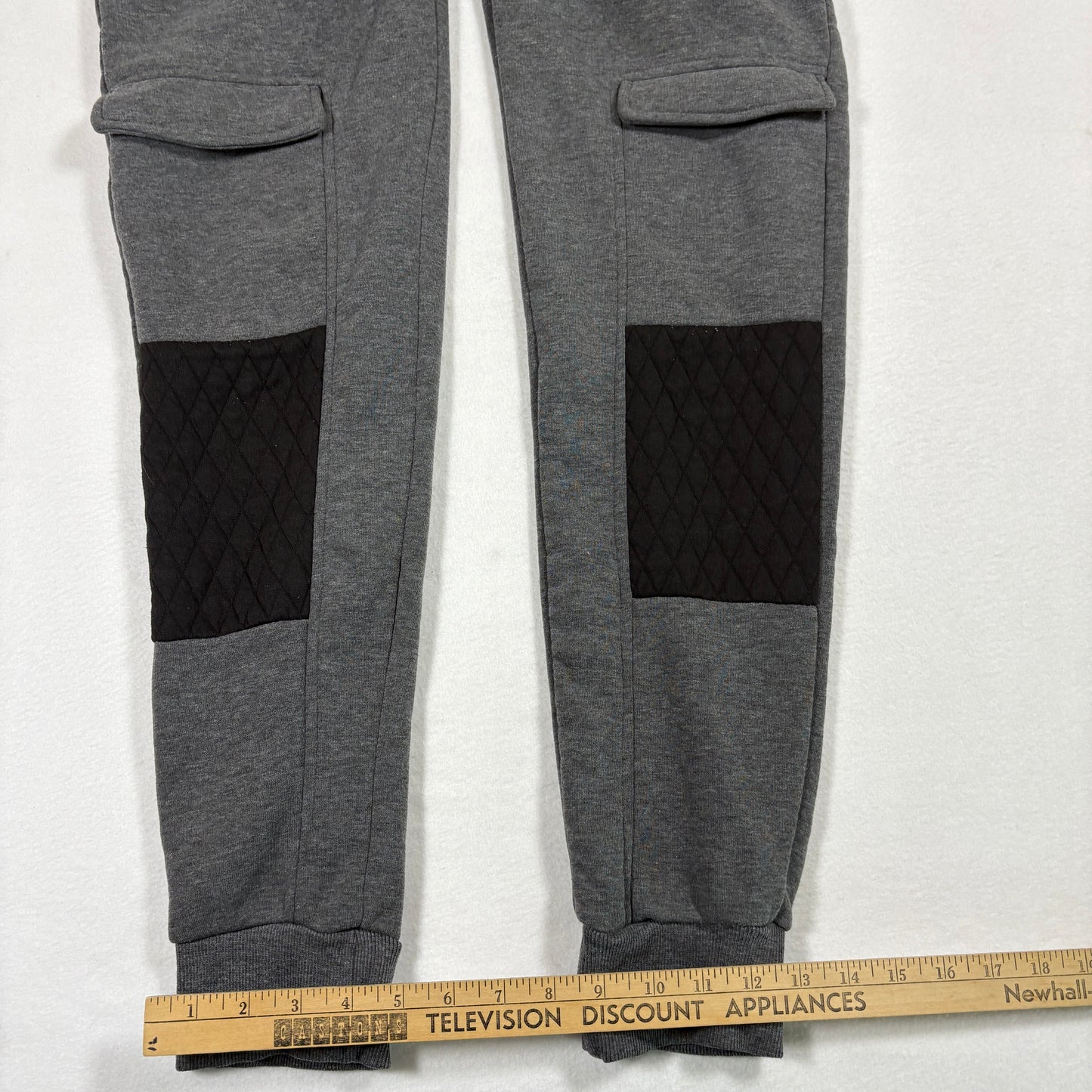 XS Jogger mens sweatpants size XL gray fleece cargo joggers streetwear grunge