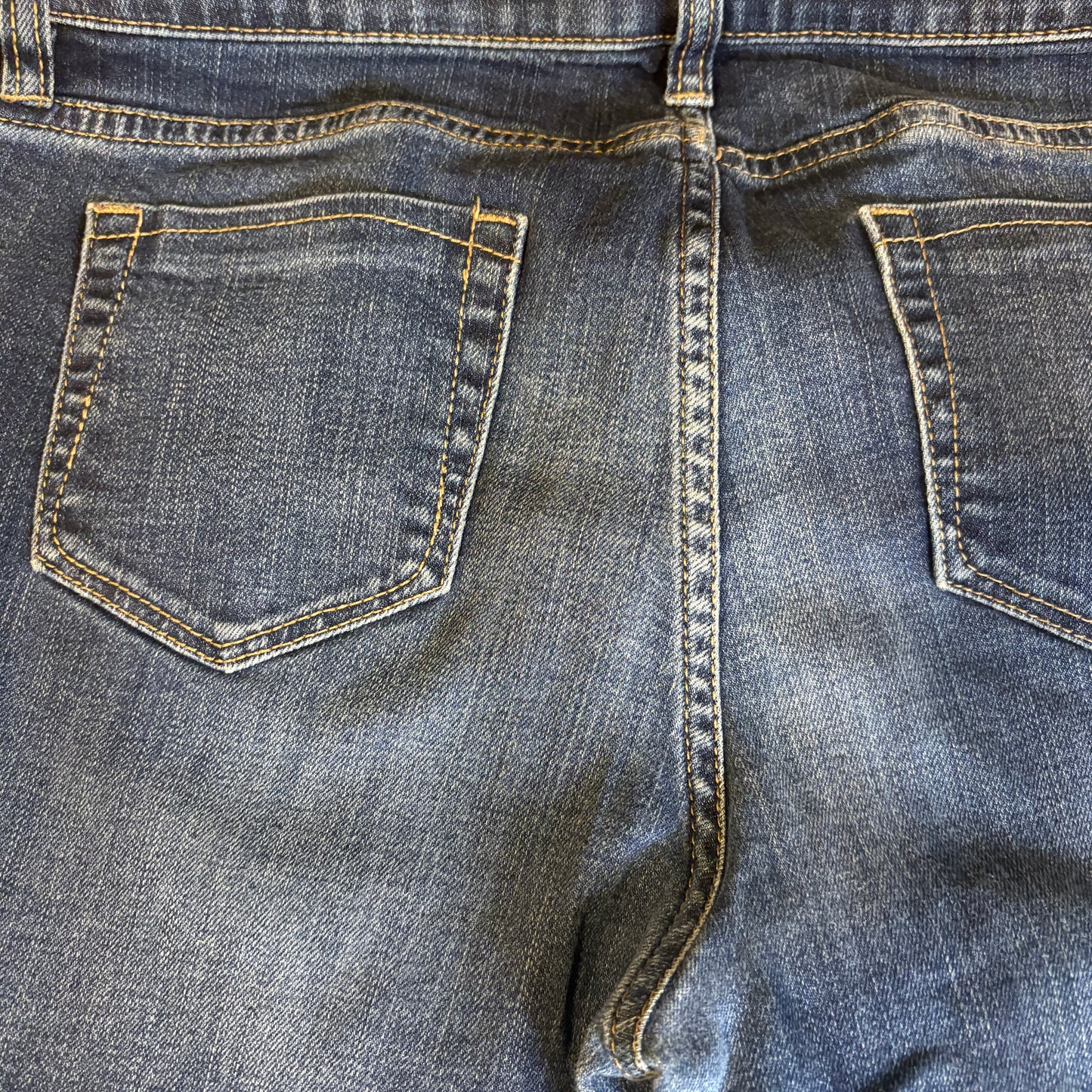 Gabrielle Union NY&Co Women’s Jeans Size 6 Blue Denim Wide Cuffed Hem Pants