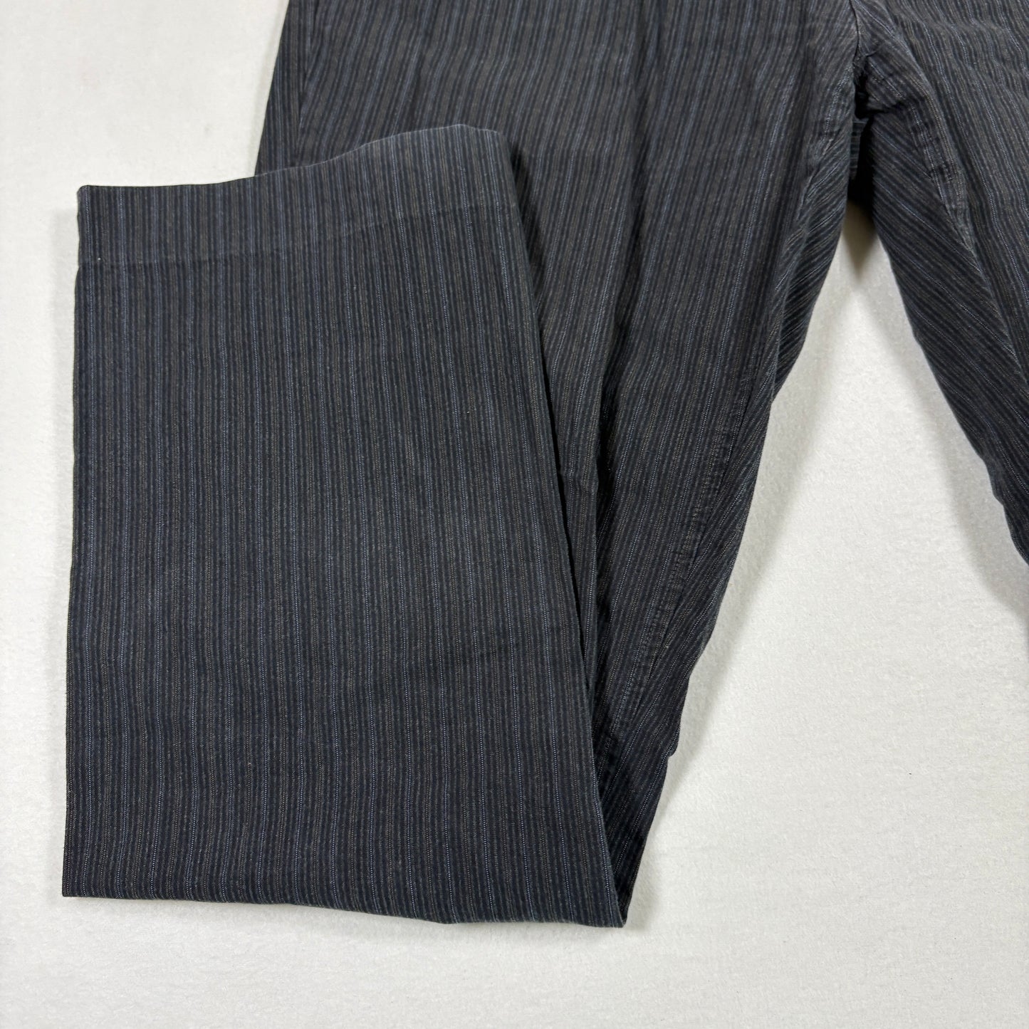 Calvin Klein mens pants size 34x32 black gray pinstripe Y2K vintage straight