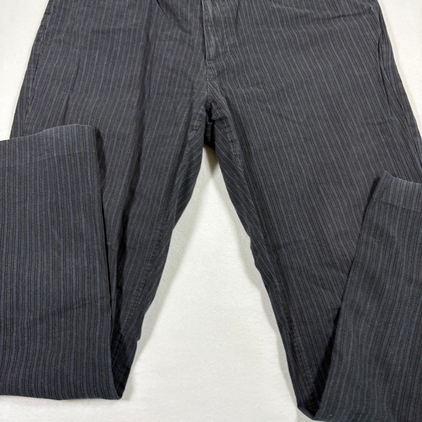 Calvin Klein mens pants size 34x32 black gray pinstripe Y2K vintage straight