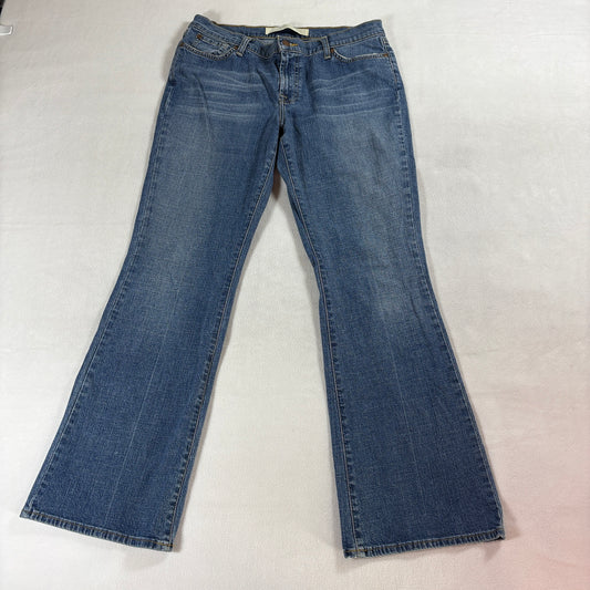 Y2K Flare Bootcut Jeans Womens Tag 12 Fit Like 32X31 Blue Stretch Low Rise Retro
