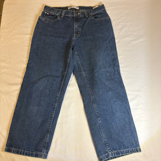 Baggy Tommy Hilfiger Jeans Men’s Blue Denim Straight Fit Vintage Pants