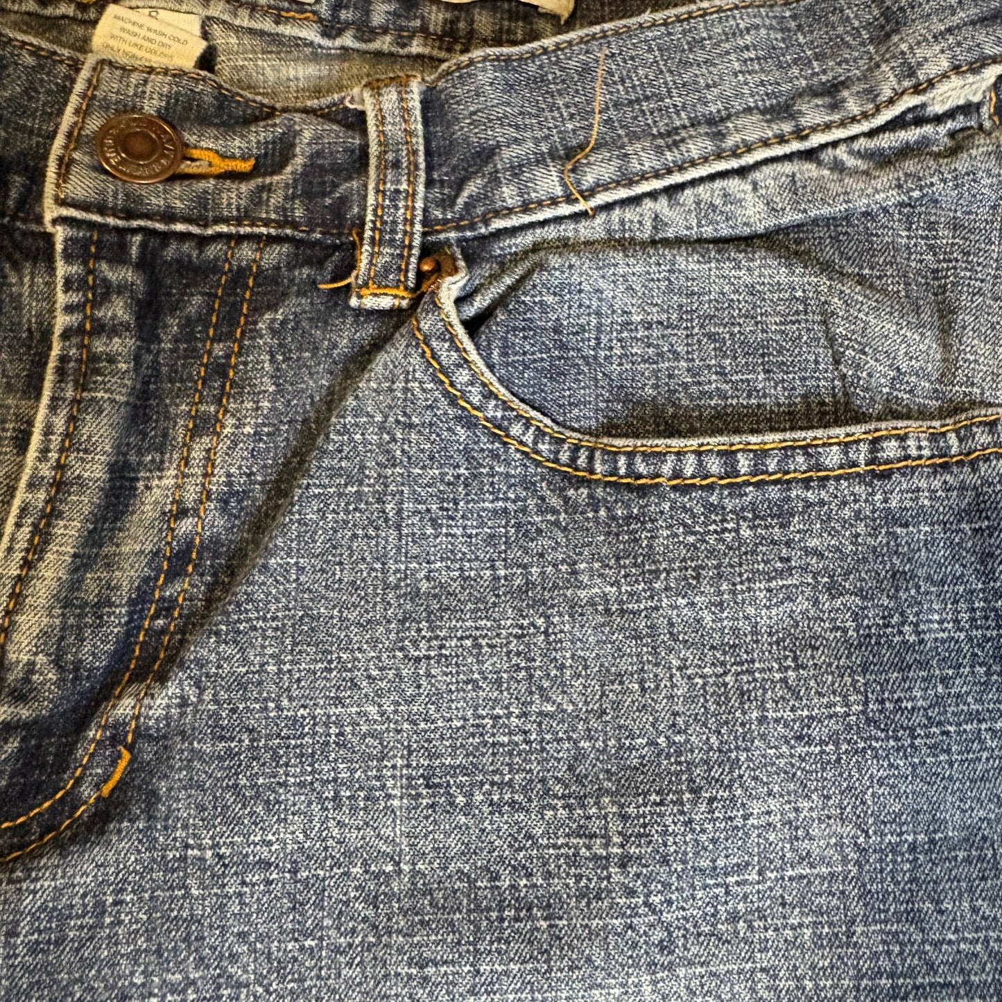 Old Navy Bootcut Jeans Women’s 6R Low Waist Blue Stretch Denim Y2K Style