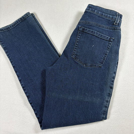 Gloria Vanderbilt Amanda Jeans Womens 6 Blue Classic Straight Fit Y2K Denim