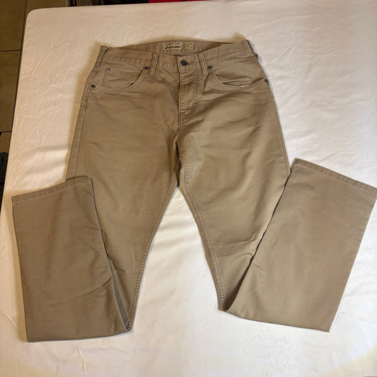 Patagonia Mens Pants 31x32 Khaki Casual Straight Leg Organic Cotton Workwear