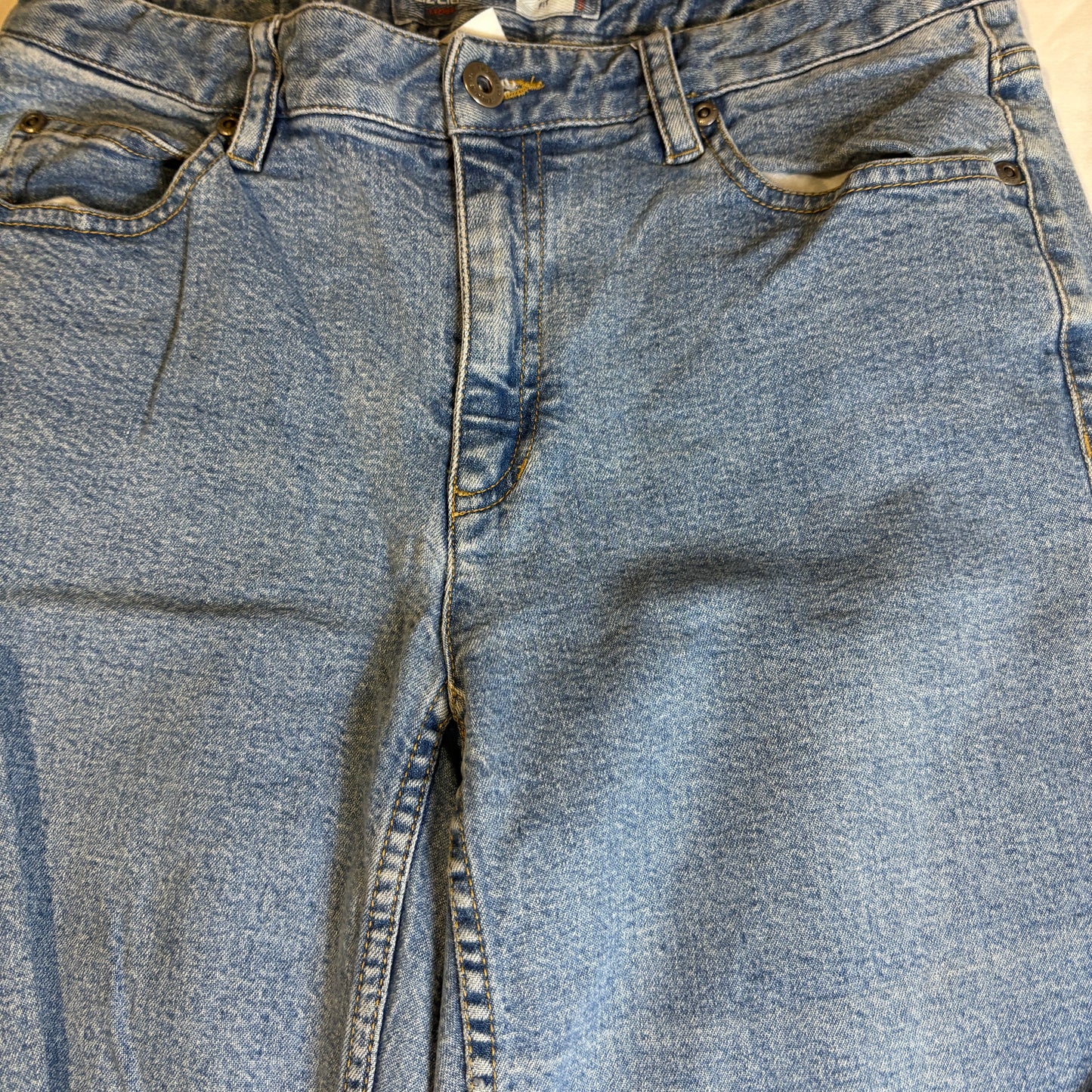 Liz Claiborne Jeans Women’s 6R Straight Leg High Rise Light Wash Denim Baggy