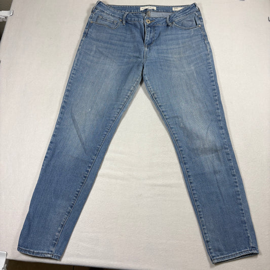 Bullhead Jeans Womens 13 Low Rise Light Wash Skinny Denim Y2K Grunge Style