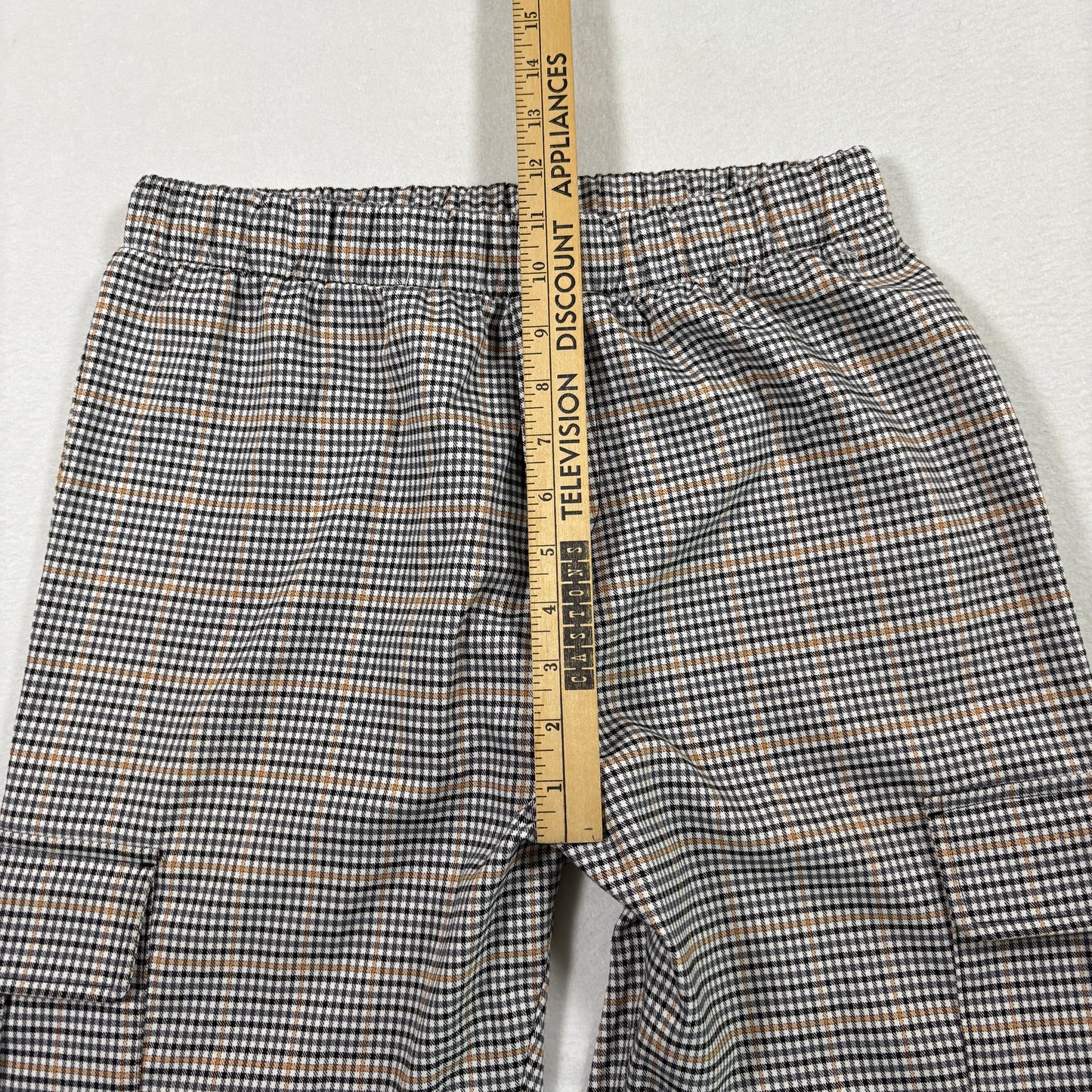 Art Class womens pants size XL 14 16 plaid checkered cargo Y2K streetwear grunge