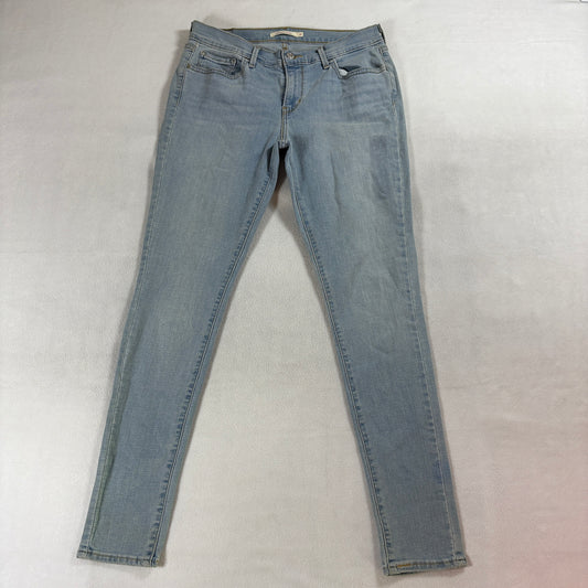 Levis 710 Super Skinny Jeans Womens W31 L30 Fits Like 30X29 Light Wash Stretch
