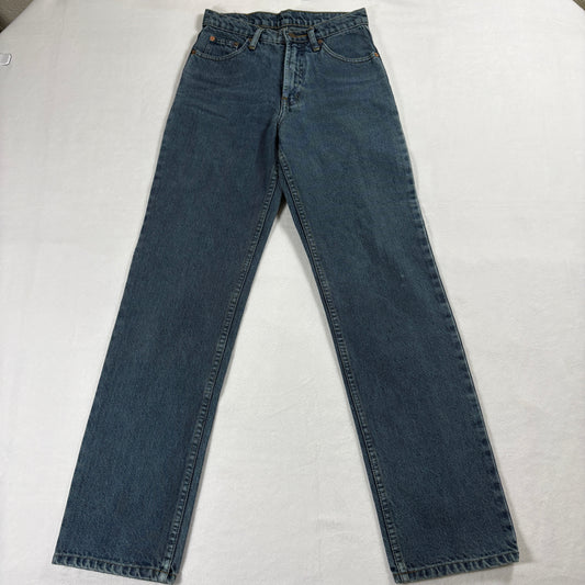 Jag Jeans Womens W26 Vintage 90s Straight Leg Blue Denim Retro USA Made Highrise