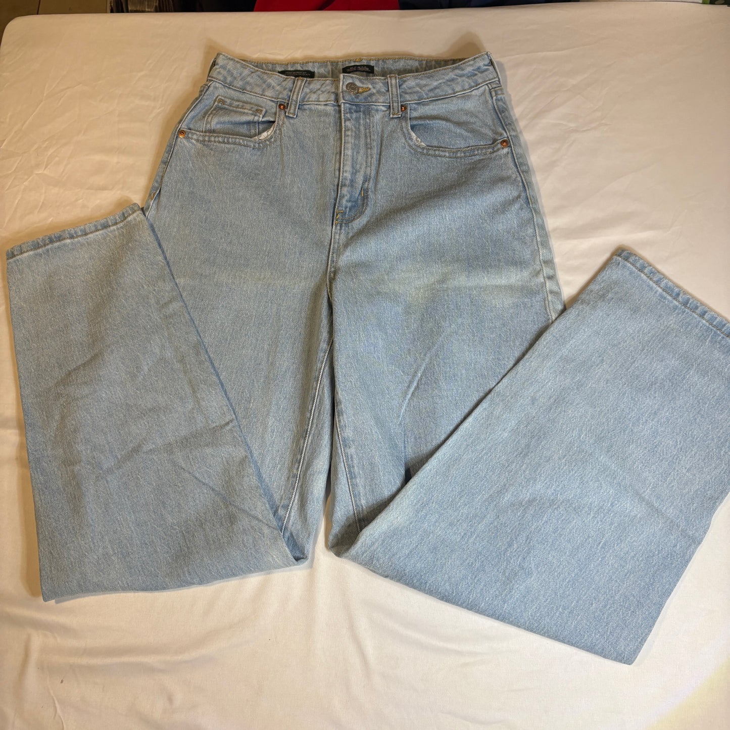 Gloria Vanderbilt Jeans Women’s 6/28R Baggy Light Wash High Rise Straight Leg