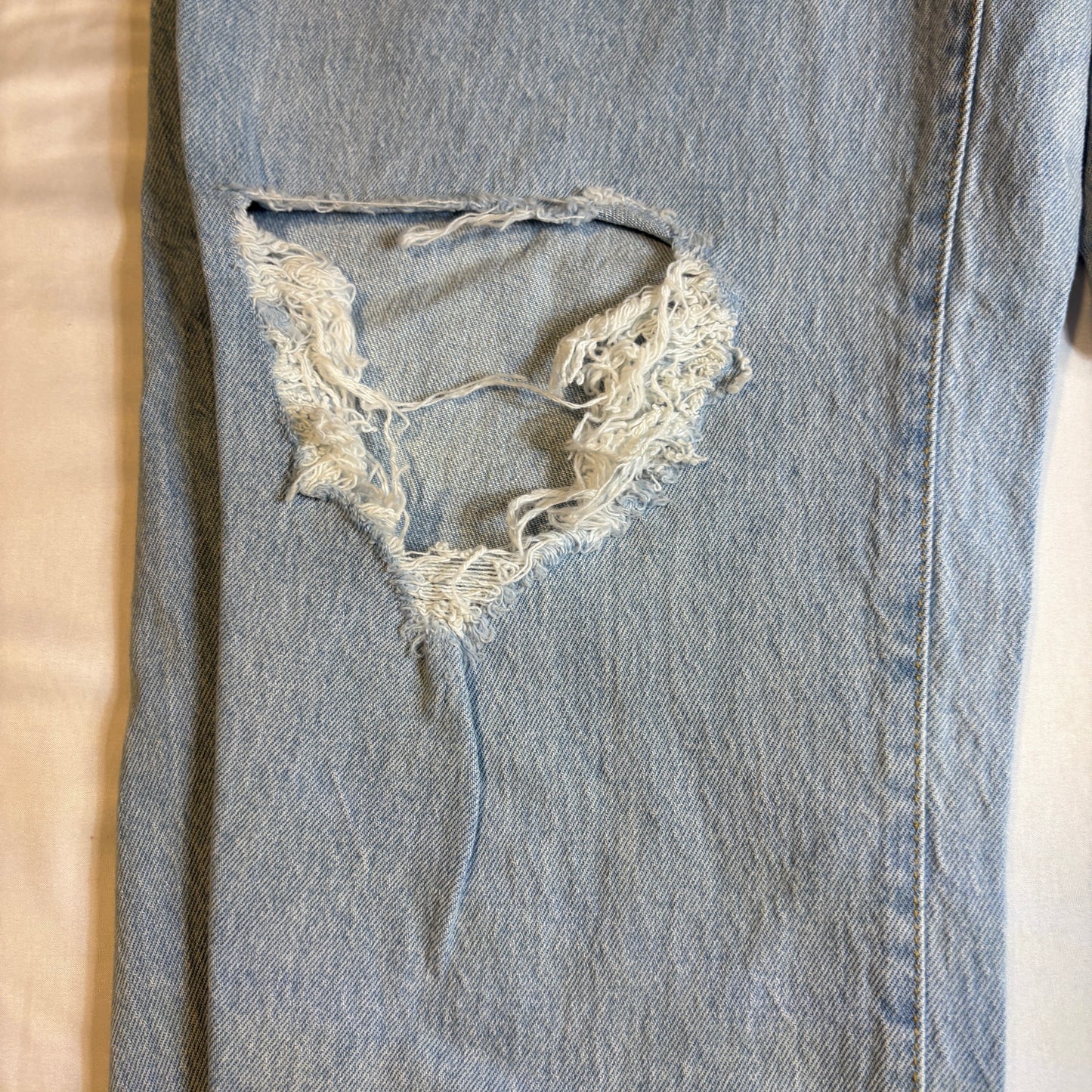 Gloria Vanderbilt Jeans Women’s 6/28R Baggy Light Wash High Rise Straight Leg