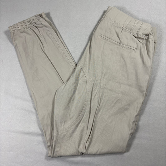 Hydro Power Supply Pants Mens M 32/34 Beige Cotton Jogger Drawstring Casual