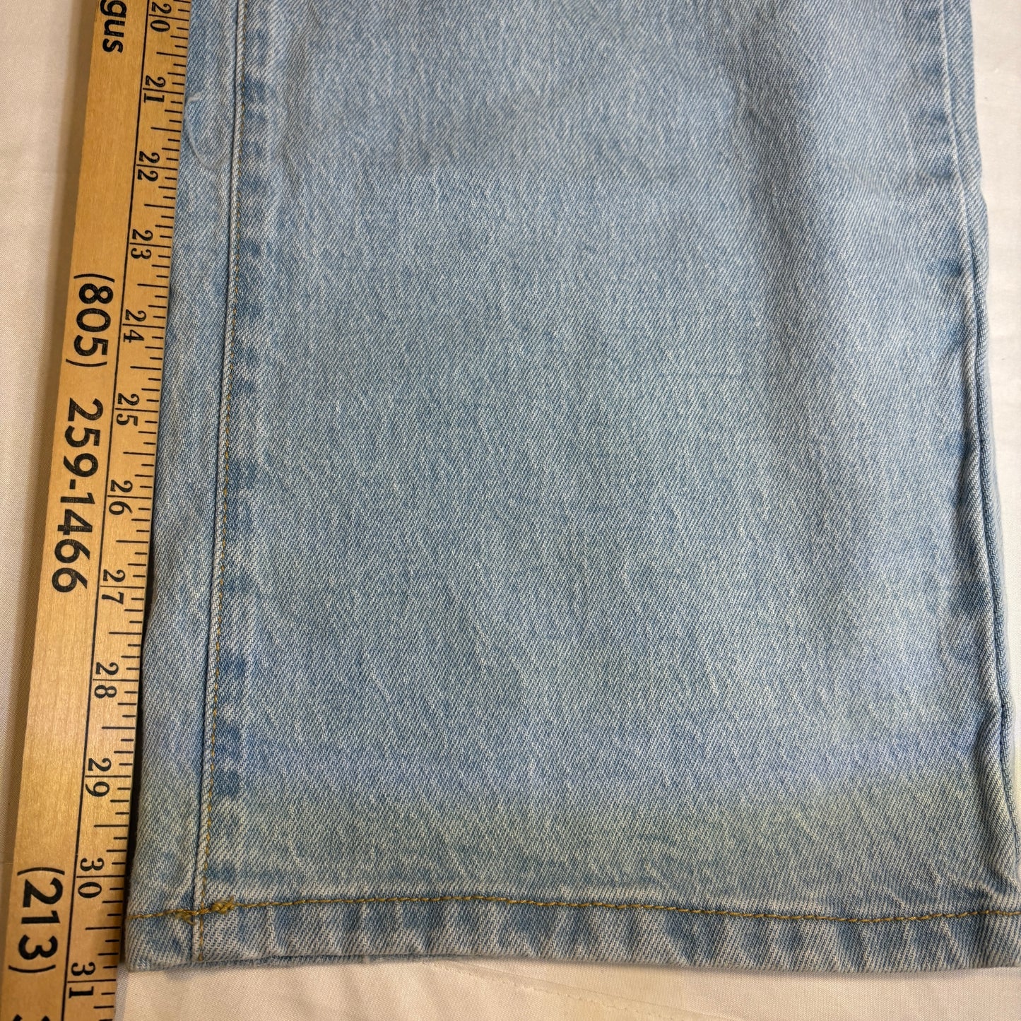 Gloria Vanderbilt Jeans Women’s 6/28R Baggy Light Wash High Rise Straight Leg