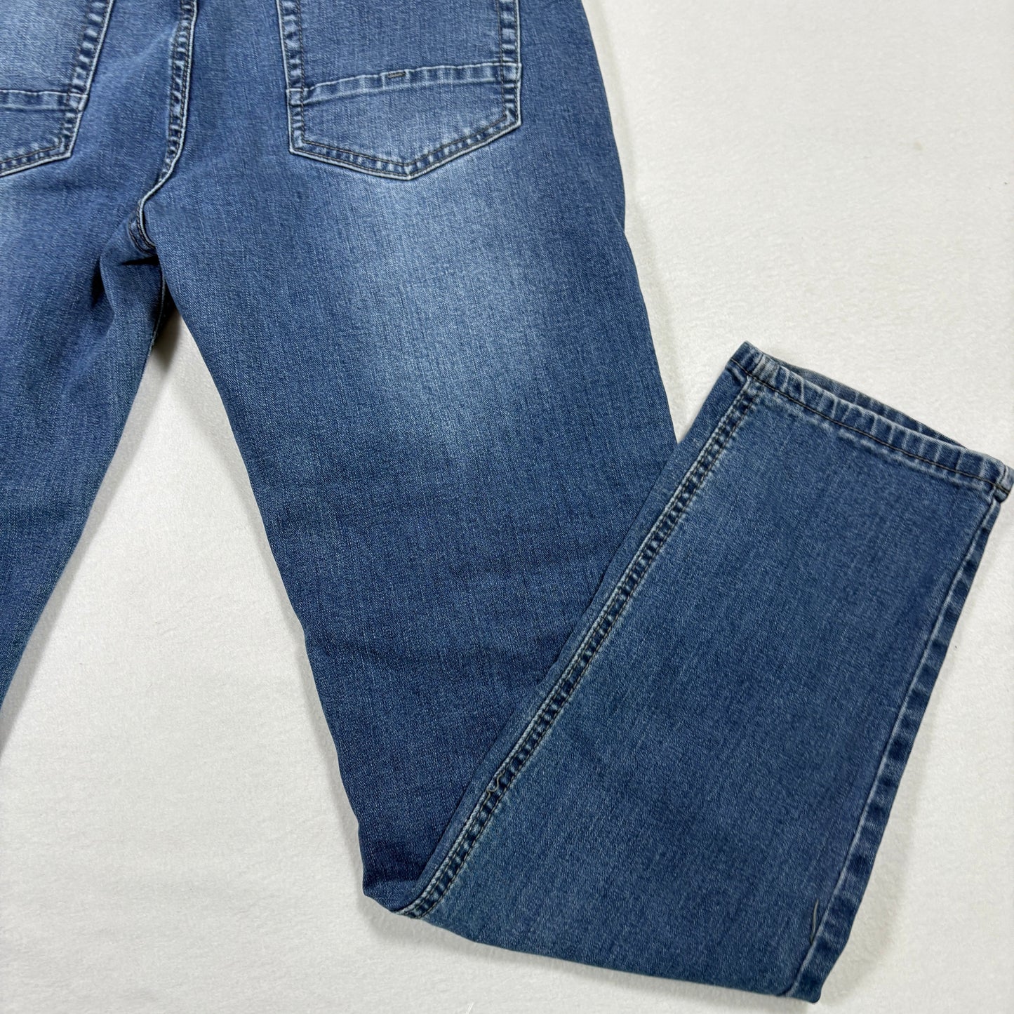 V1969 Italia mens jeans W32 L32 blue biker moto slim fit denim Y2K grunge
