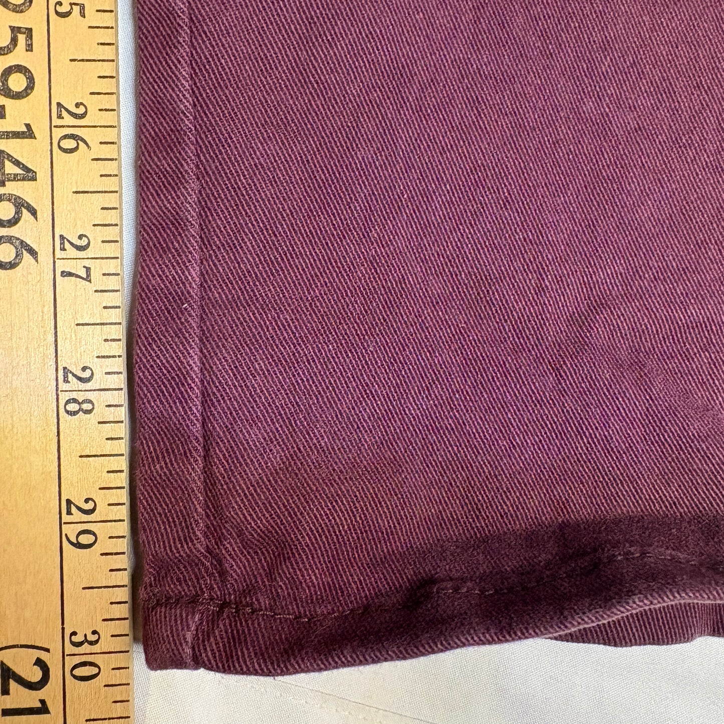 Gloria Vanderbilt Amanda Jeans Women’s 8 Baggy High Rise Straight Leg Plum Purple