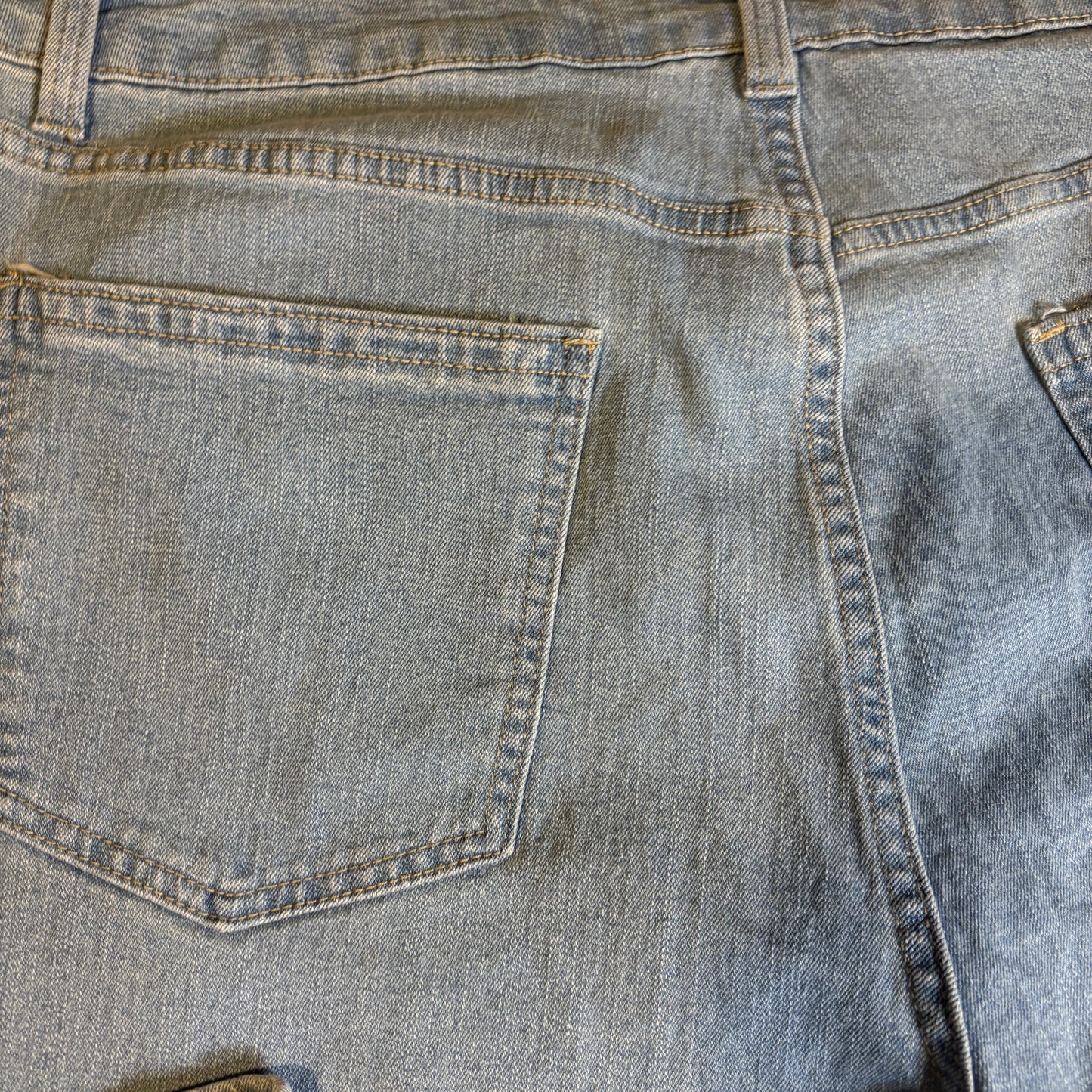 No Boundaries Jeans Women’s 19 Baggy Light Wash High Rise Straight Leg Stretch