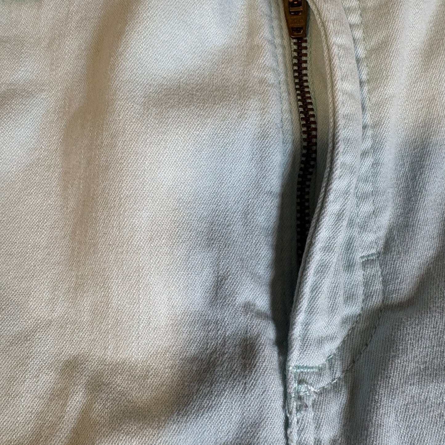 Lee Women’s Baggy Cropped Jeans Size 2 Aqua Teal Capri Straight Leg Y2K