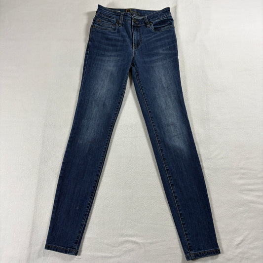 Kut From The Kloth Toothpick Skinny Jeans Womens 0 Blue Stretch Denim 25x29