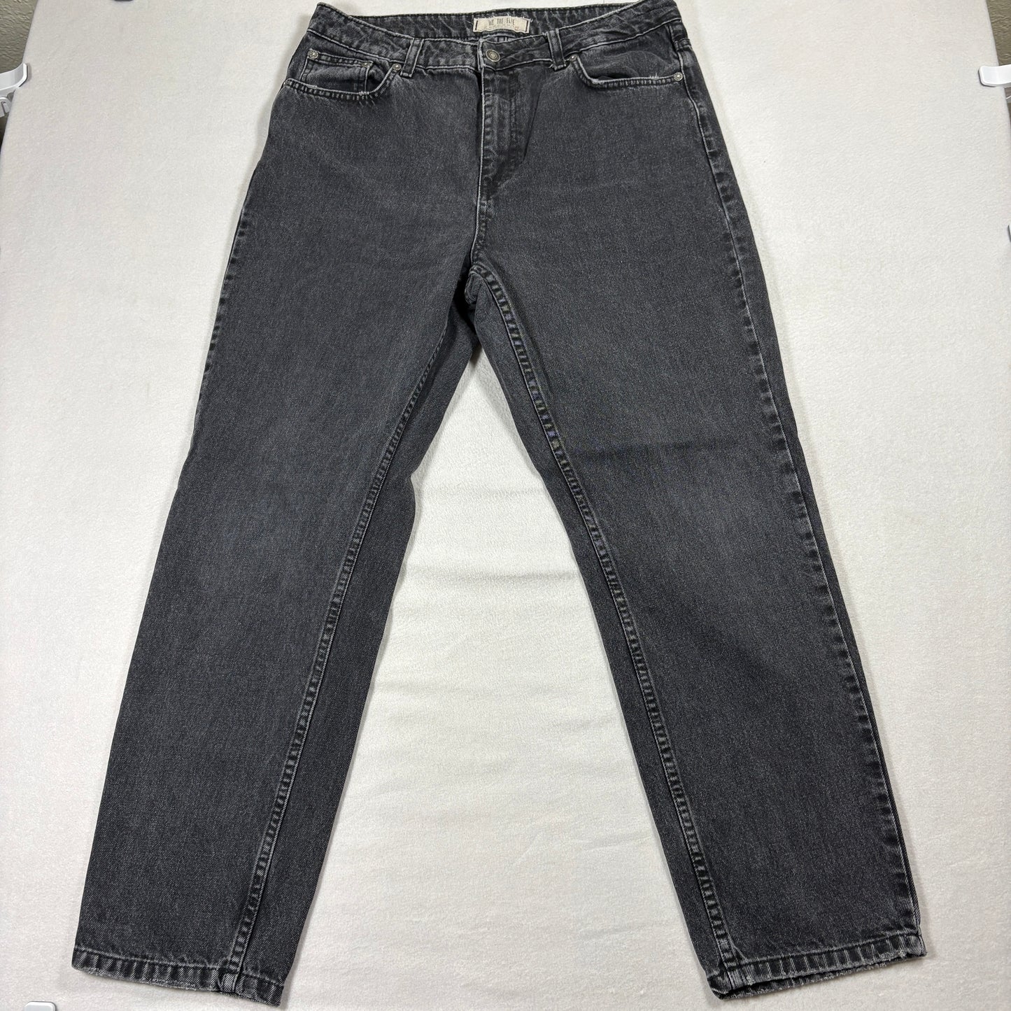 We The Free By Free People Jeans Womens 28 Black Gray High Rise Slim Vintage