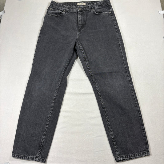 We The Free By Free People Jeans Womens 28 Black Gray High Rise Slim Vintage