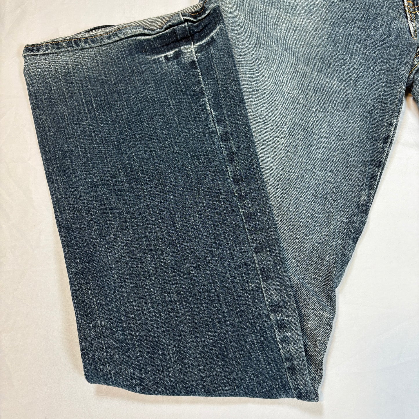 GAP Ultra Low Rise Stretch Jeans Women’s 4 Regular Blue Denim Bootcut Baggy Y2K