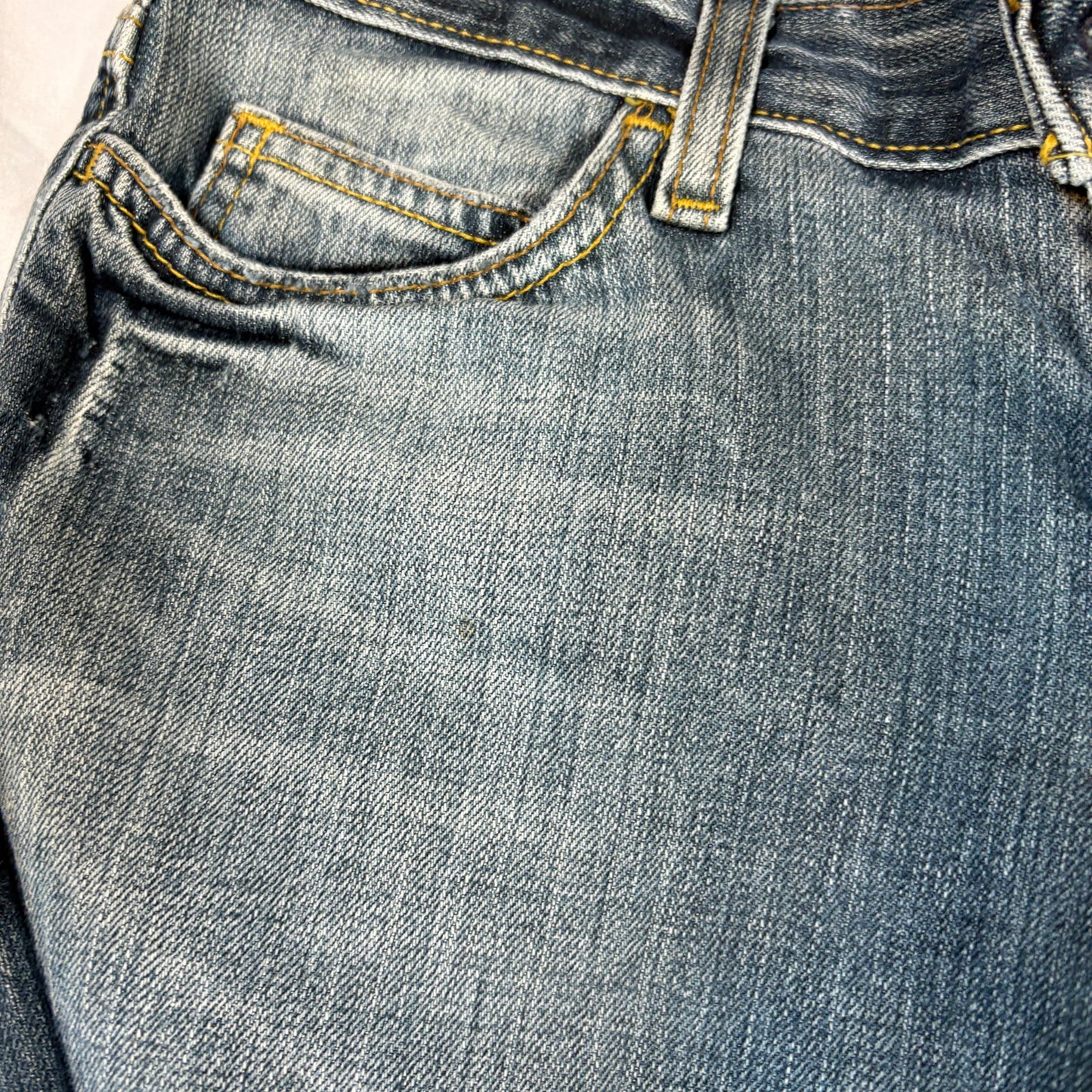 GAP Ultra Low Rise Stretch Jeans Women’s 4 Regular Blue Denim Bootcut Baggy Y2K