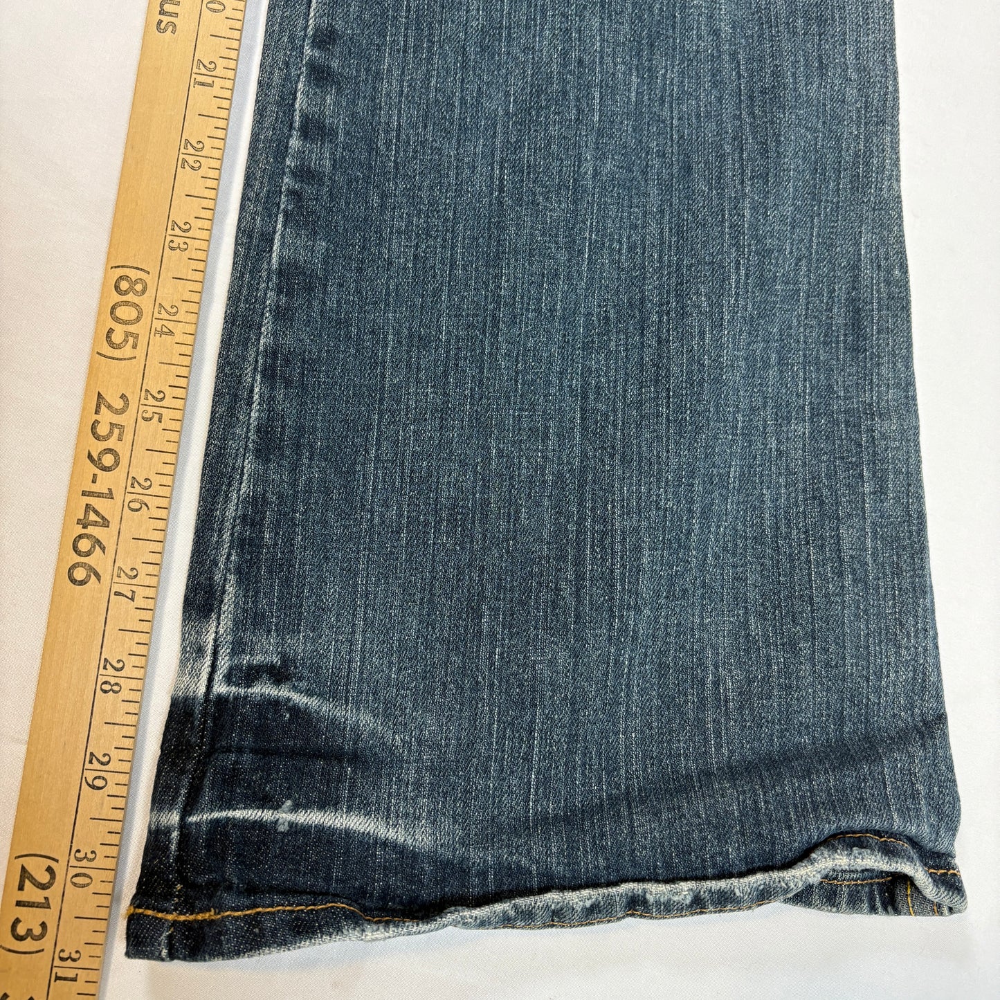 GAP Ultra Low Rise Stretch Jeans Women’s 4 Regular Blue Denim Bootcut Baggy Y2K