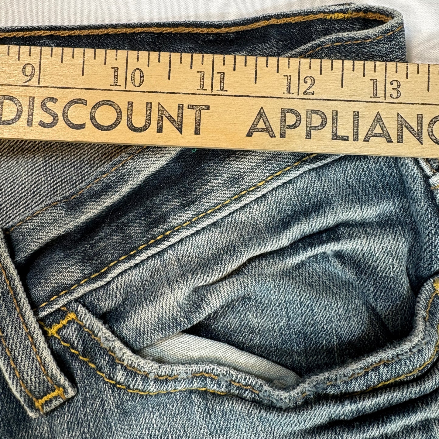 GAP Ultra Low Rise Stretch Jeans Women’s 4 Regular Blue Denim Bootcut Baggy Y2K