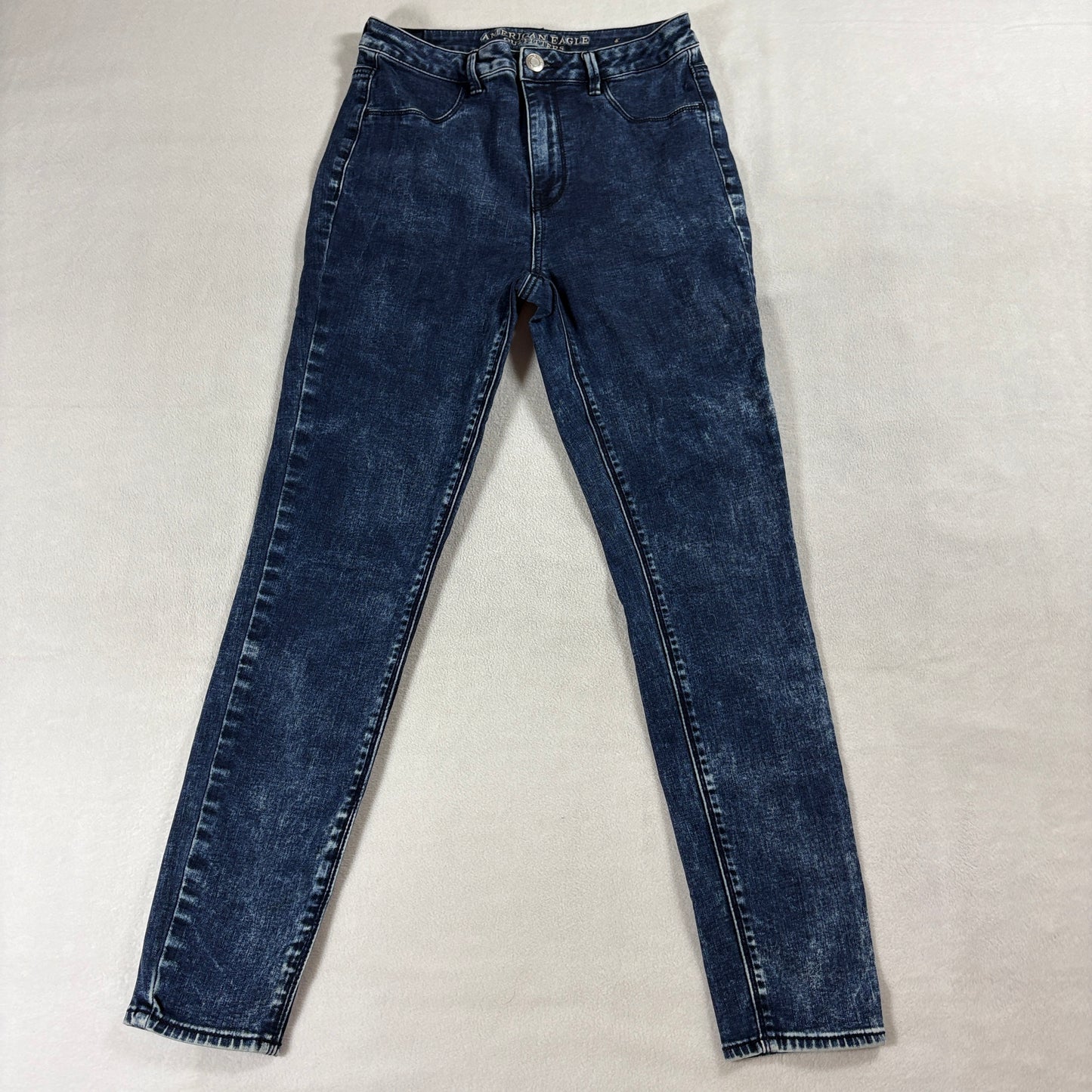 American Eagle Sky High Jegging Size 8 Regular Fits Like 27x28 Skinny Jeans