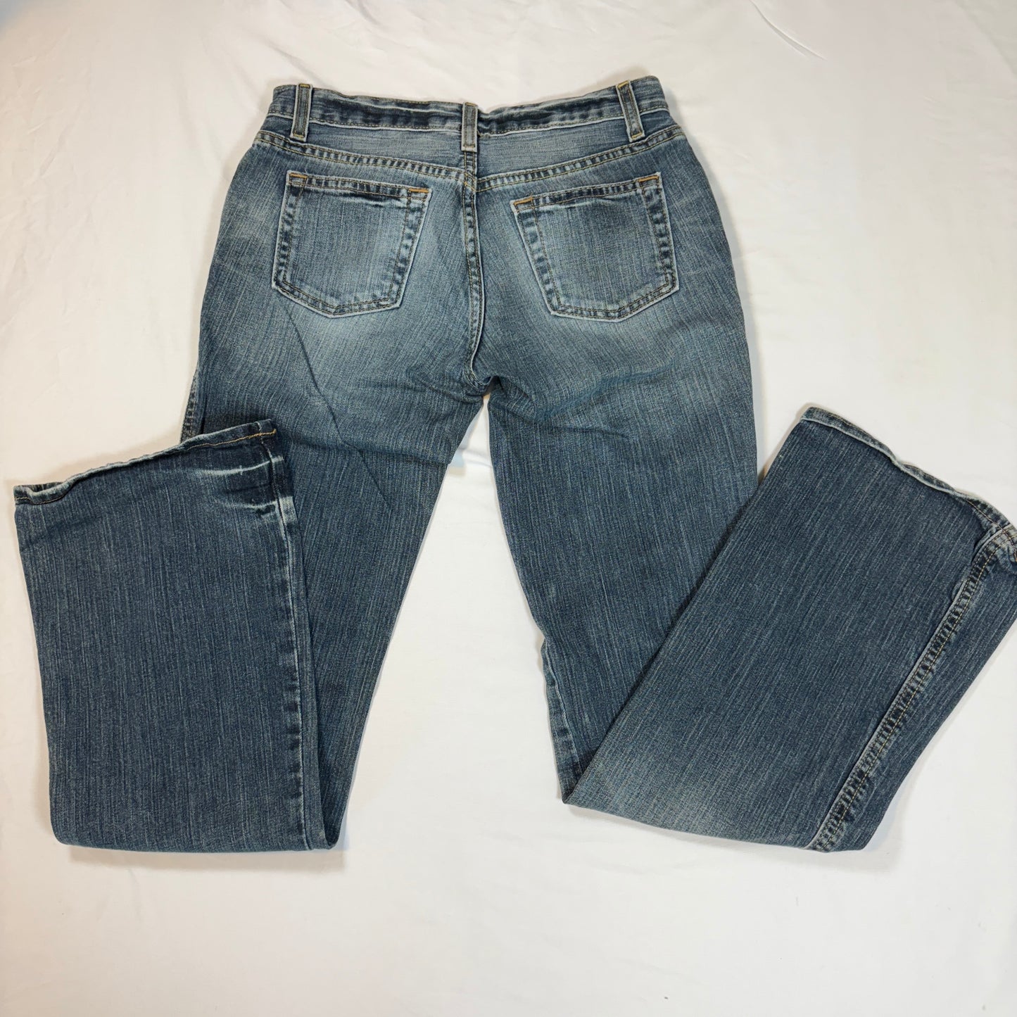 GAP Ultra Low Rise Stretch Jeans Women’s 4 Regular Blue Denim Bootcut Baggy Y2K