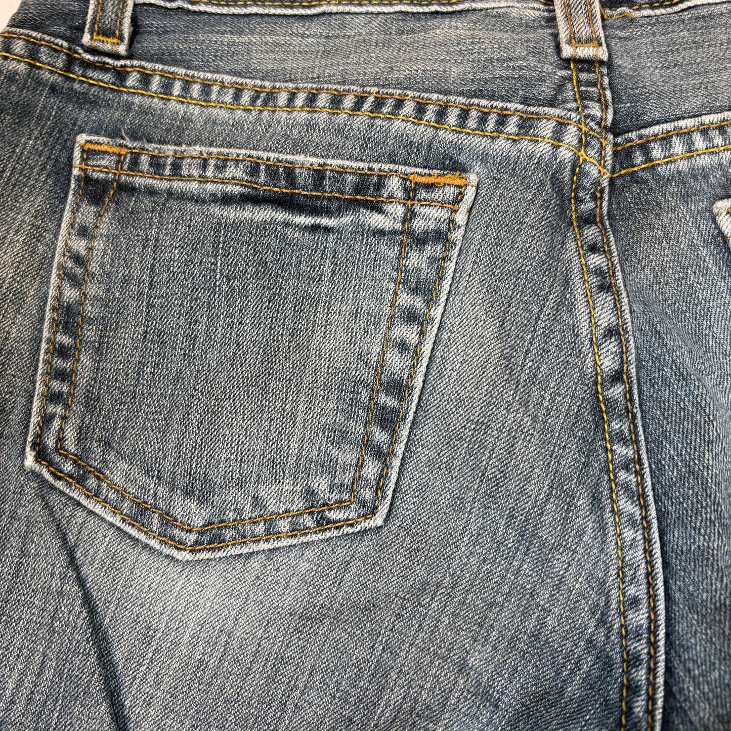 GAP Ultra Low Rise Stretch Jeans Women’s 4 Regular Blue Denim Bootcut Baggy Y2K