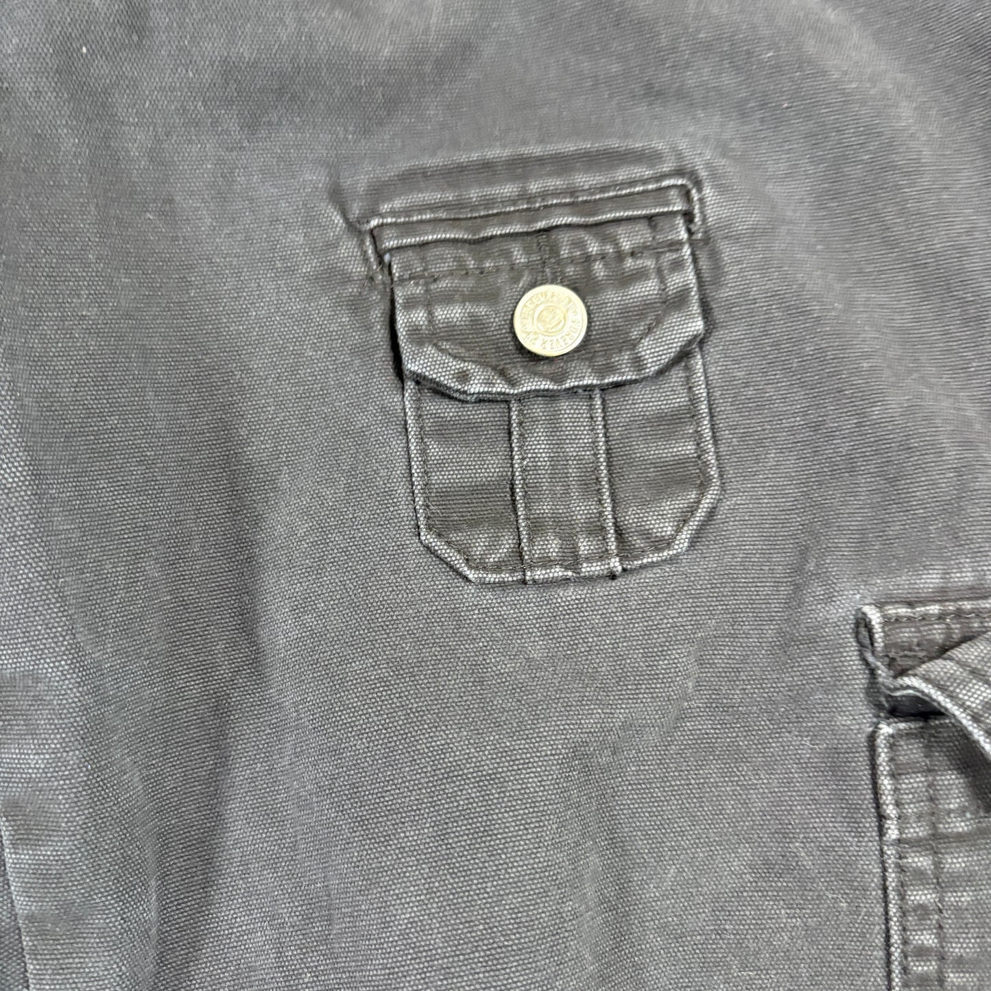 Mens black cargo pants baggy Y2K grunge utility streetwear jogger style pockets