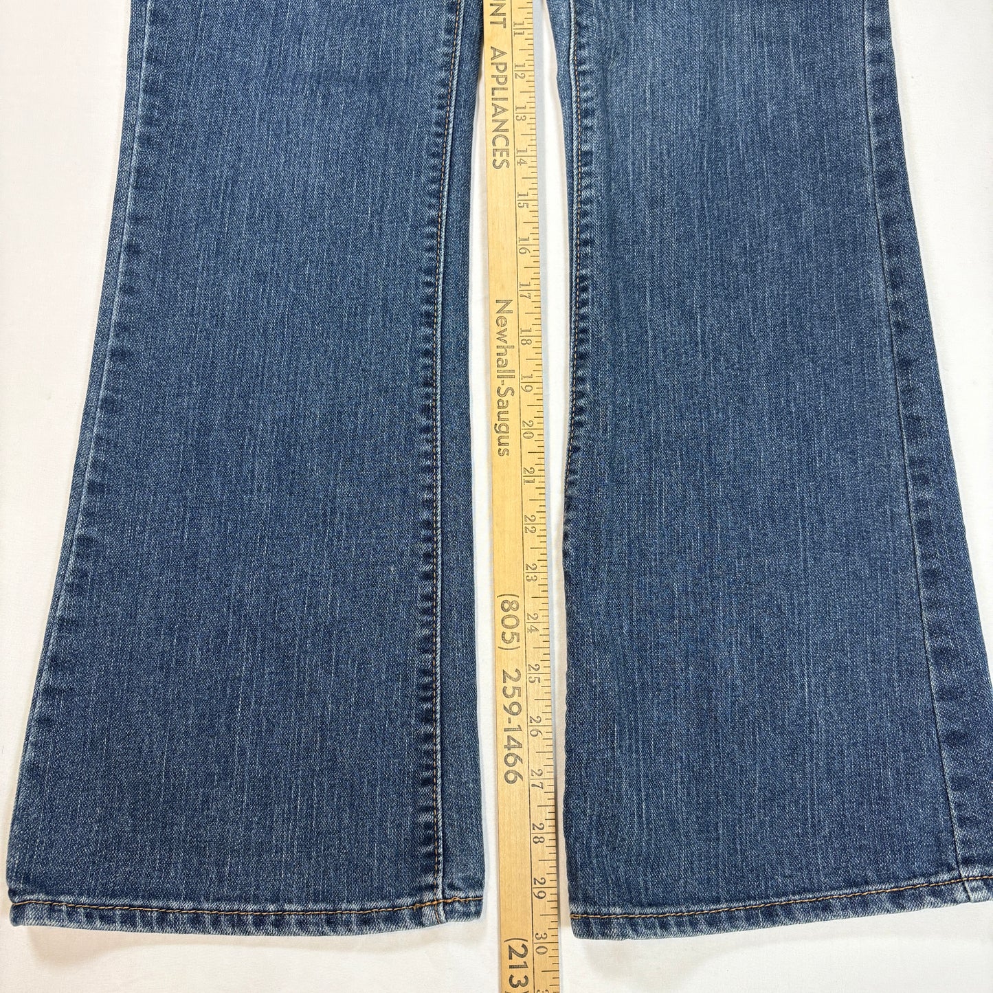 Old Navy The Flirt Bootcut Jeans Women’s Size 8 Regular Blue Denim Stretch Baggy