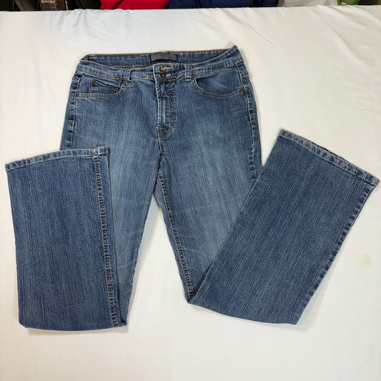 Nine West Jeans Women’s Size 10 Blue Denim Stretch Bootcut Baggy Y2K Vintage