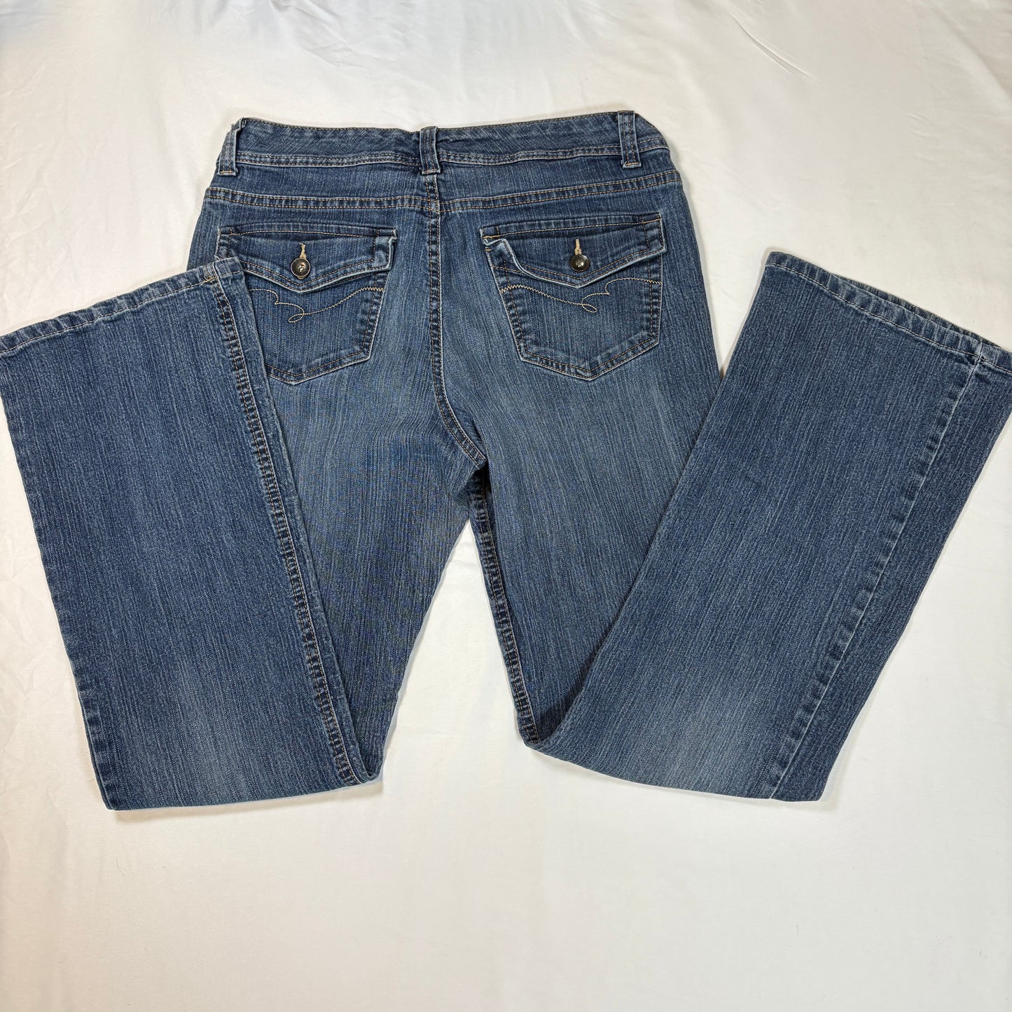 Nine West Jeans Women’s Size 10 Blue Denim Stretch Bootcut Baggy Y2K Vintage