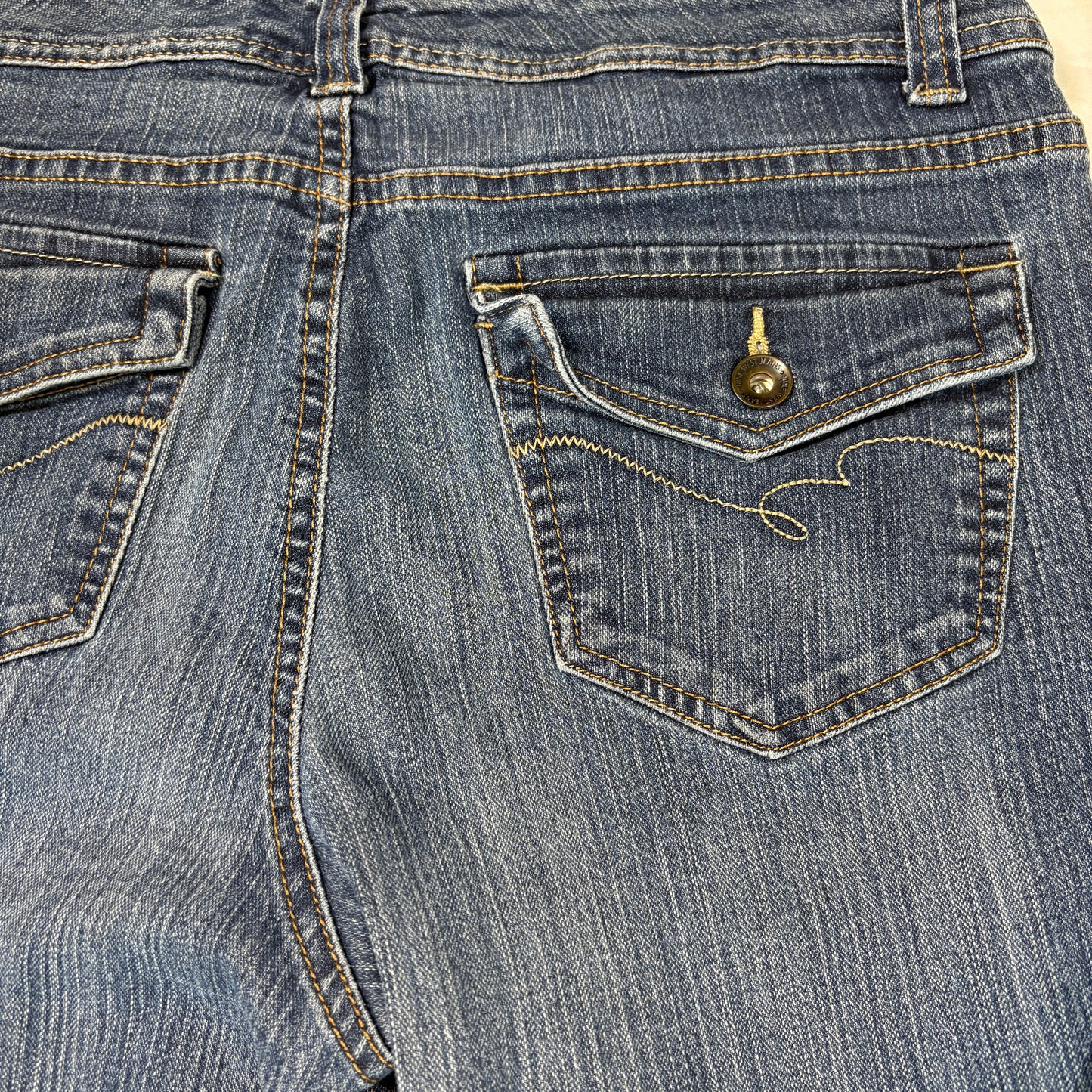 Nine West Jeans Women’s Size 10 Blue Denim Stretch Bootcut Baggy Y2K Vintage