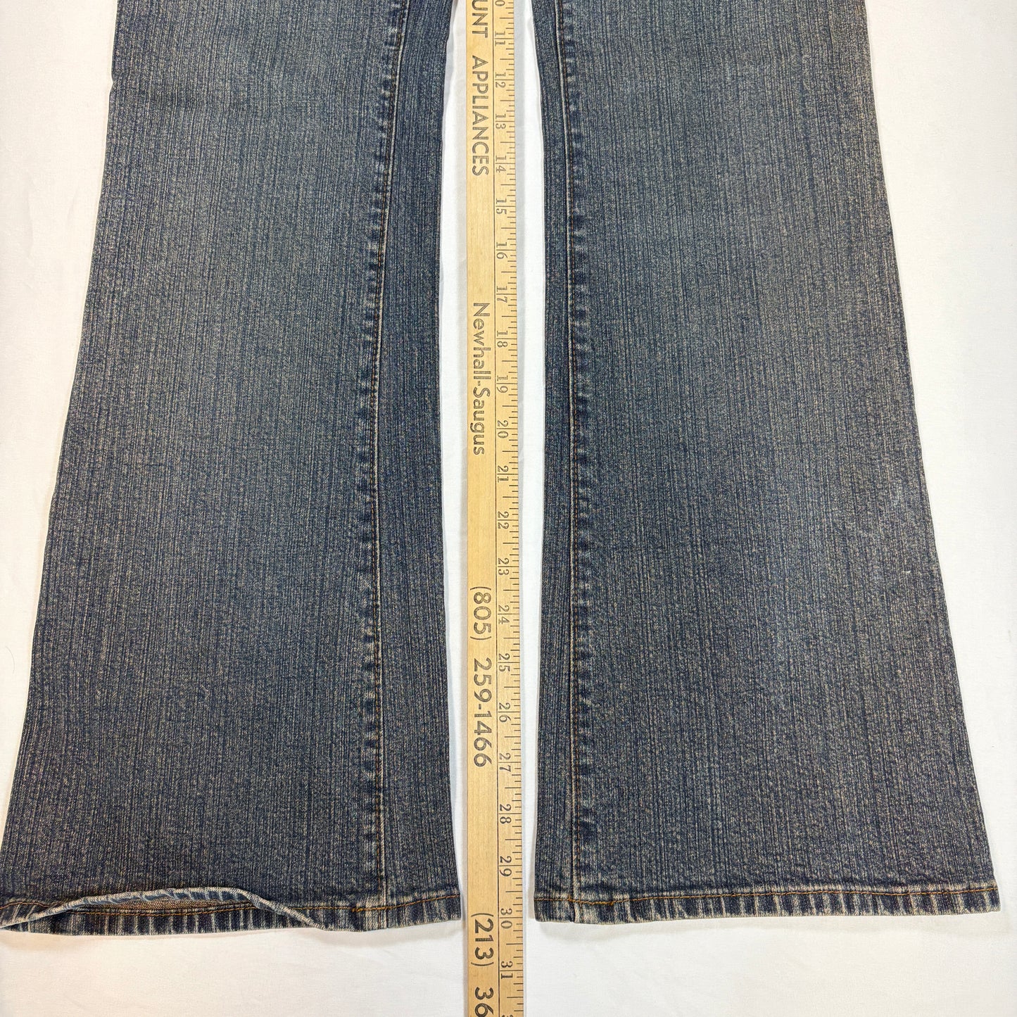 GAP Factory Low Rise Flare Stretch Jeans Women’s 4 Blue Denim Bootcut Baggy Y2K