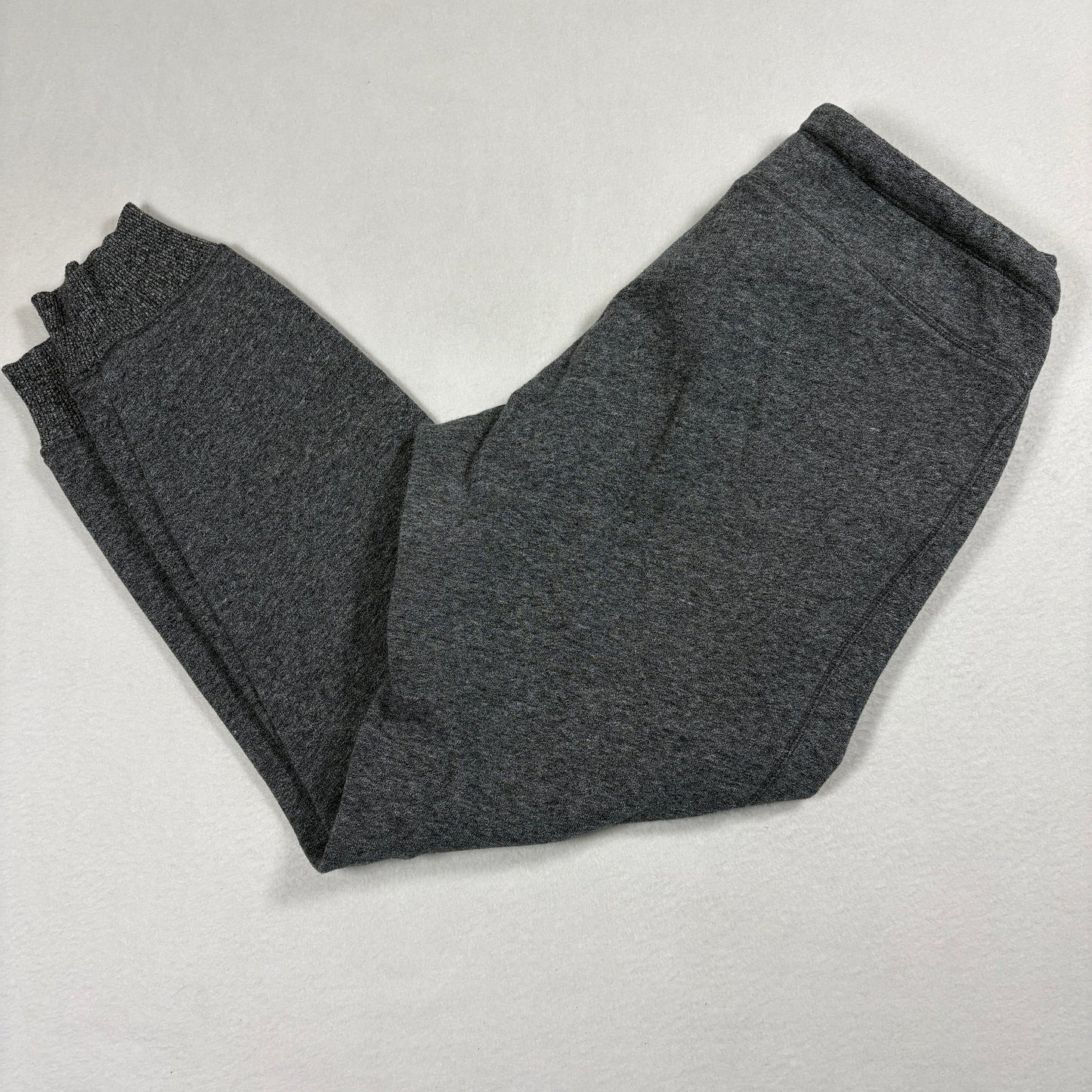 DKNY Womens Sweatpants Small Gray Joggers Lounge Pants Logo Leg Cuff Casual