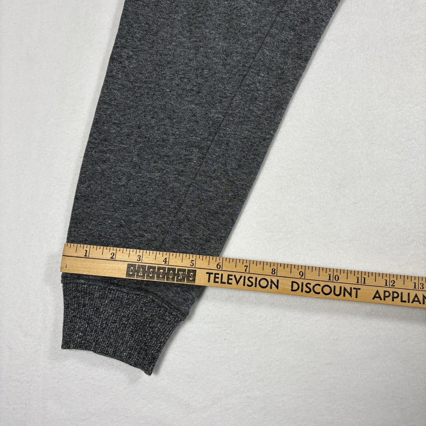 DKNY Womens Sweatpants Small Gray Joggers Lounge Pants Logo Leg Cuff Casual