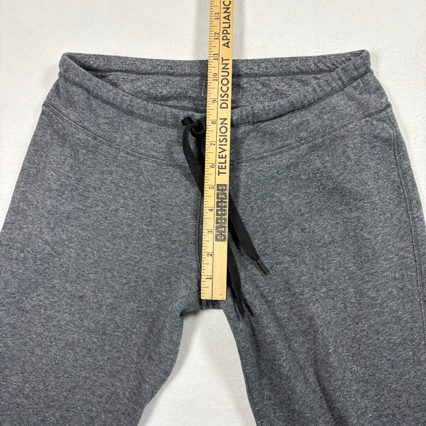 DKNY Womens Sweatpants Small Gray Joggers Lounge Pants Logo Leg Cuff Casual