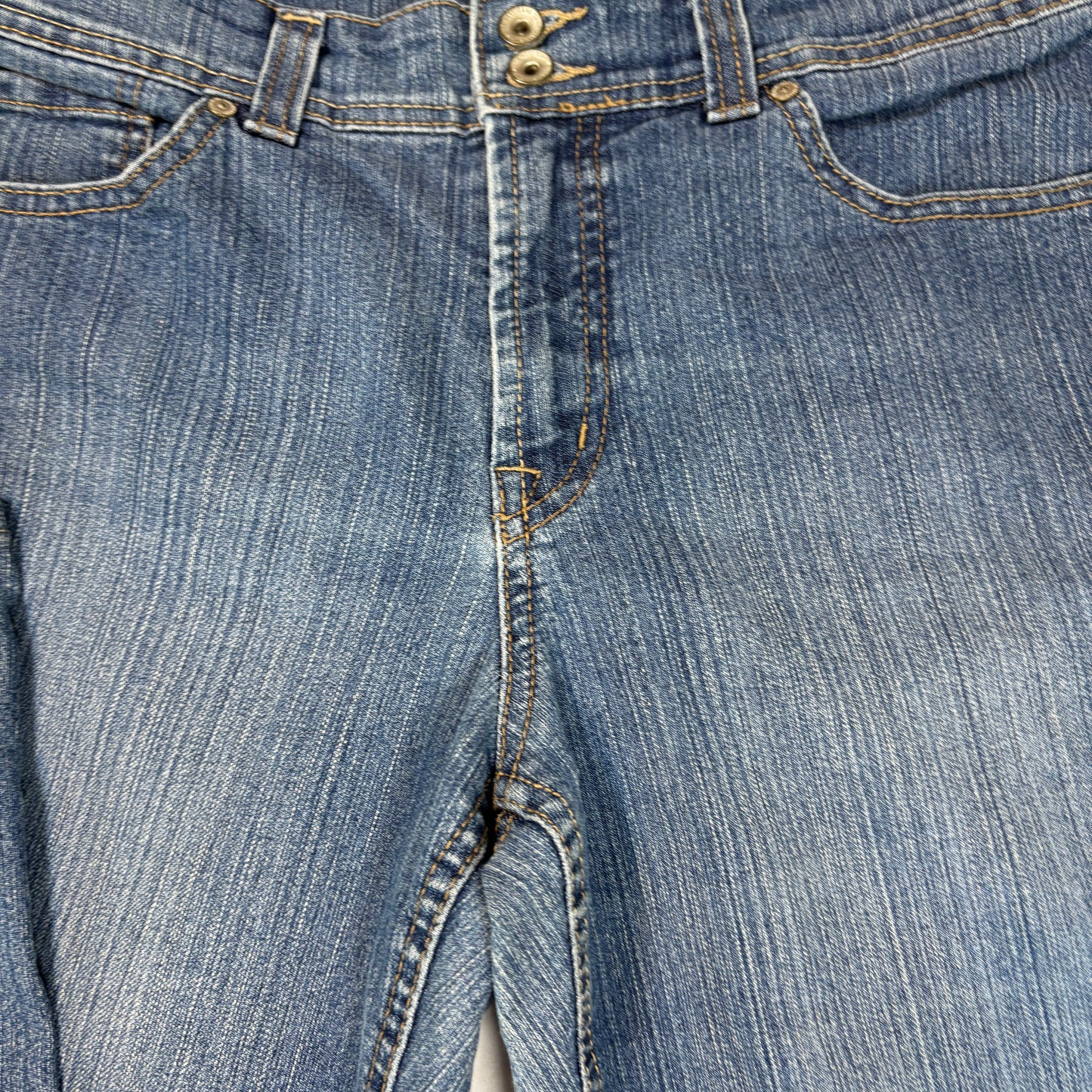 Nine West Jeans Women’s Size 10 Blue Denim Stretch Bootcut Baggy Y2K Retro Style