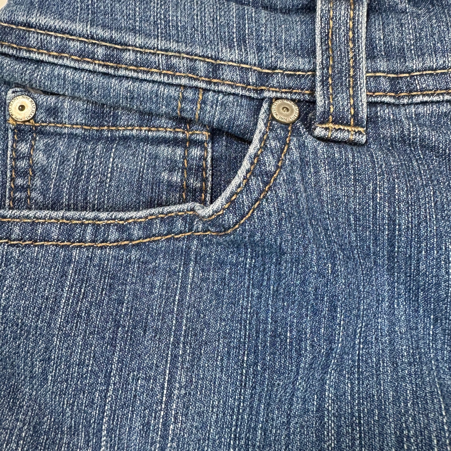 Nine West Jeans Women’s Size 10 Blue Denim Stretch Bootcut Baggy Y2K Retro Style