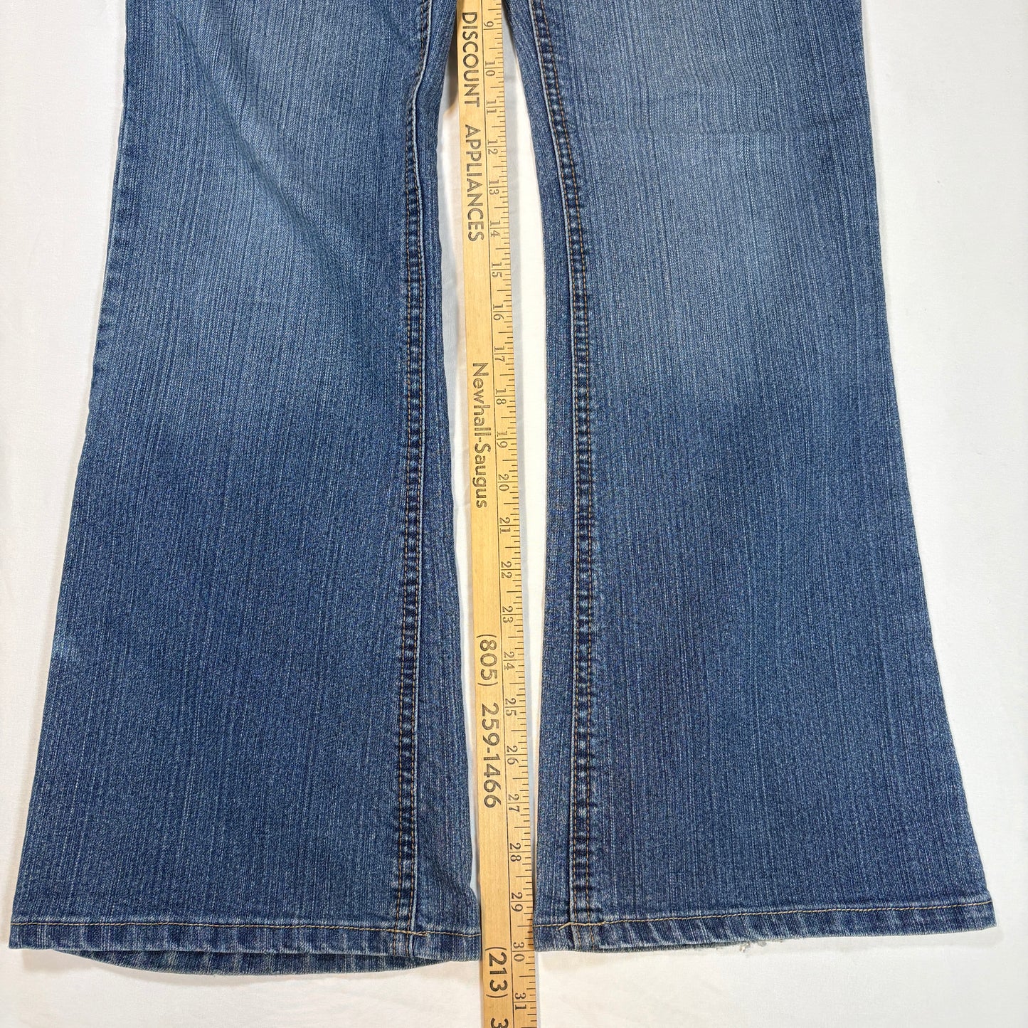 Nine West Jeans Women’s Size 10 Blue Denim Stretch Bootcut Baggy Y2K Retro Style