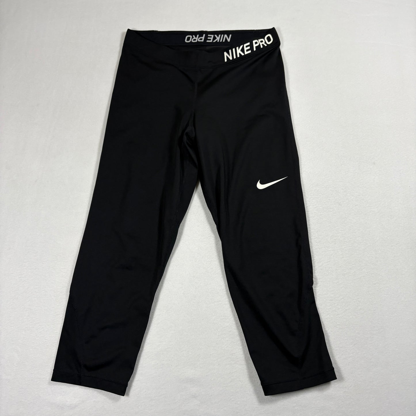 Nike Pro Womens Leggings Small Black Dri-Fit Compression Training Pants