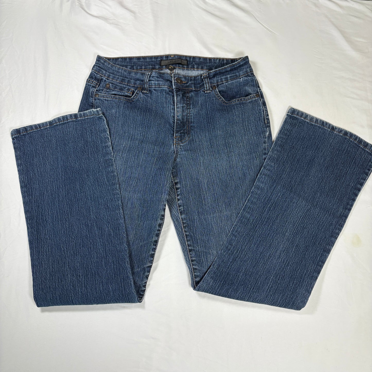 Nine West Jeans Women’s Size 10 Blue Denim Stretch Bootcut Baggy Y2K Vintage Style