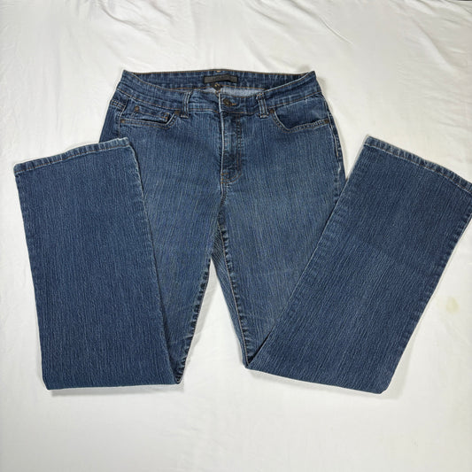 Nine West Jeans Women’s Size 10 Blue Denim Stretch Bootcut Baggy Y2K Vintage Style