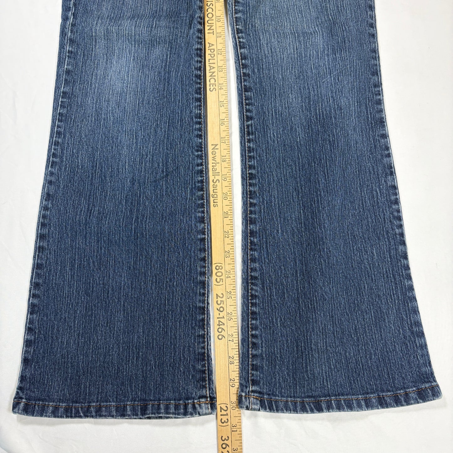 Nine West Jeans Women’s Size 10 Blue Denim Stretch Bootcut Baggy Y2K Vintage Style